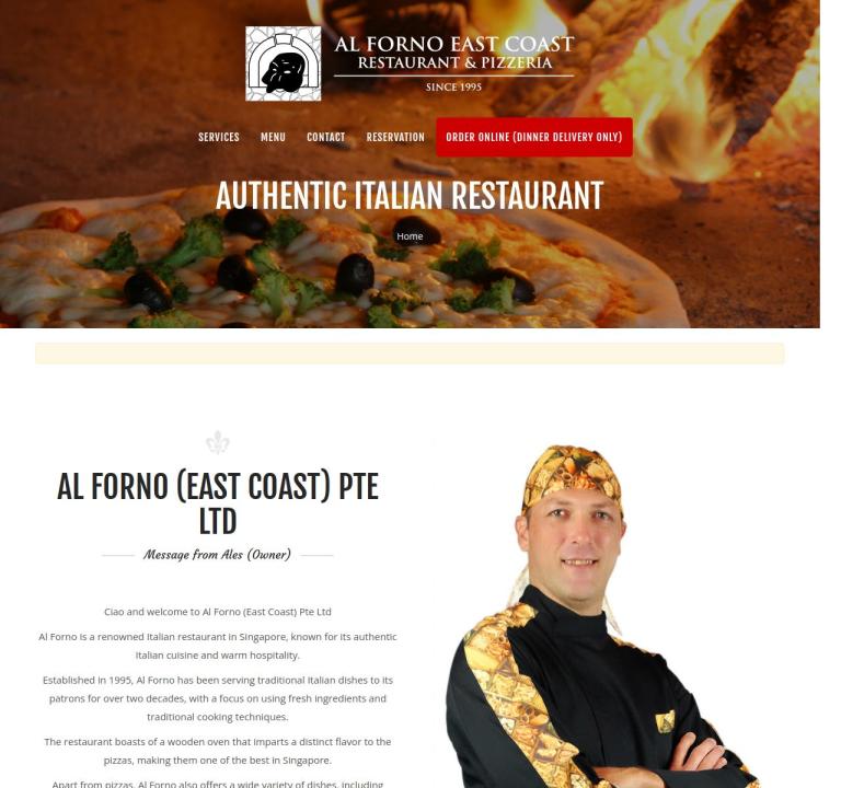 al forno east coast 768x720
